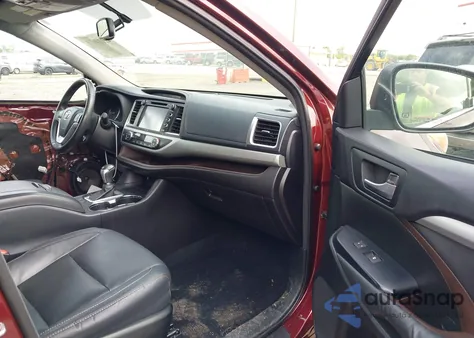 2015 Toyota Highlander Xle V6 из США, поврежденный, VIN 5TDKKRFH4FS039538